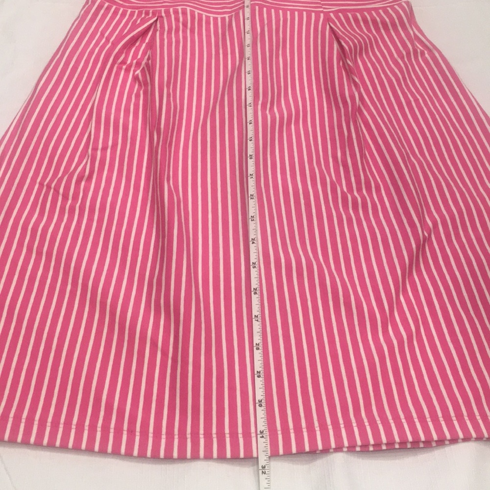 💓STRAPLESS PINK & WHITE STRIPES DRESS💓 - Picture 5 of 14